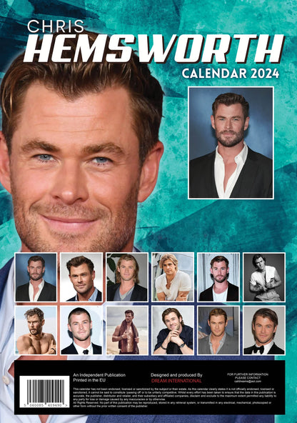 Chris Hemsworth Celebrity Calendar 2024