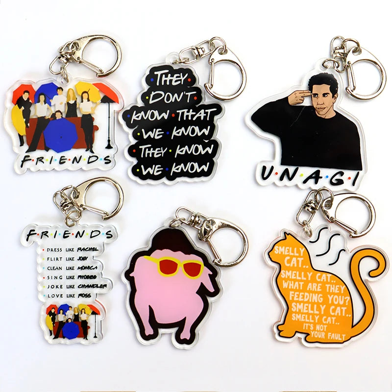 Friends TV Show Acrylic Keychains